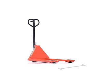  Image of the width of the hand pallet truck